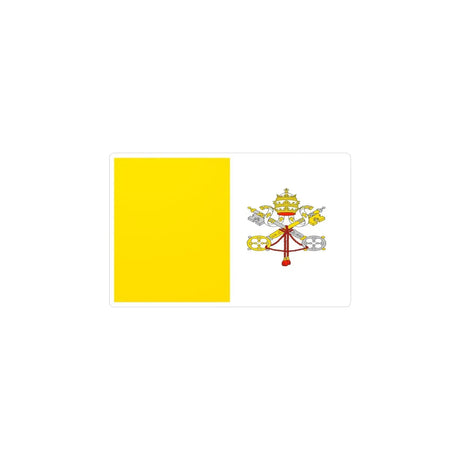 Autocollant drapeau vatican en plusieurs tailles - pixelforma