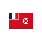 Autocollant drapeau wallis-et-futuna pvc forme rectangle