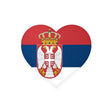 Serbian Flag Heart Sticker in Multiple Sizes - Pixelforma
