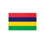 Autocollant île maurice rectangle pvc résistant décoratif