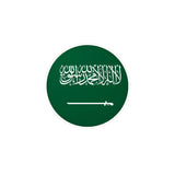Autocollant rond arabie saoudite pvc adhésif décoratif