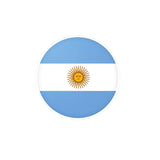 Autocollant rond drapeau argentine pvc résistant décoratif