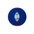 Guam Flag Round Sticker in Multiple Sizes - Pixelforma