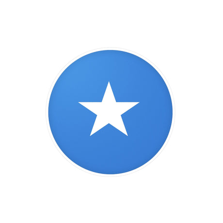Somalia Flag Round Sticker in Multiple Sizes - Pixelforma