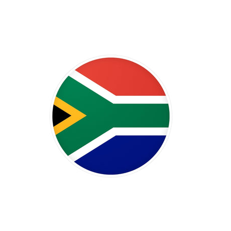 South Africa Flag Round Sticker in Multiple Sizes - Pixelforma