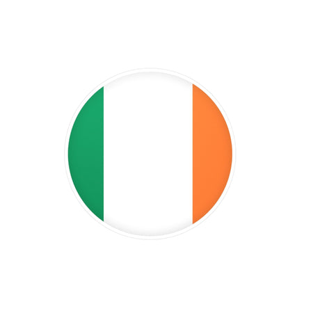 Ireland Flag Round Sticker in Multiple Sizes - Pixelforma