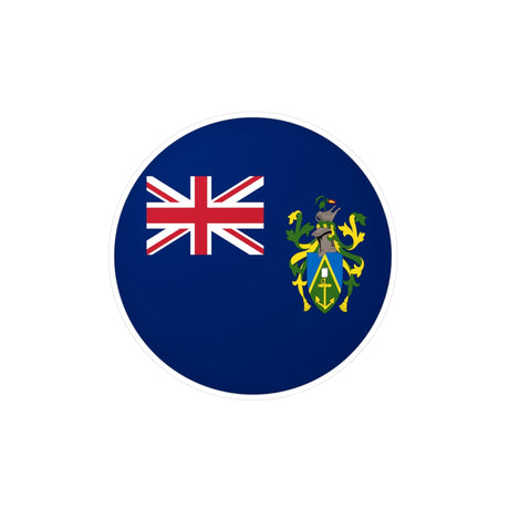 Pitcairn Islands Flag Round Sticker in Multiple Sizes - Pixelforma