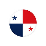 Panama Flag Round Sticker in Multiple Sizes - Pixelforma