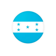 Autocollant rond drapeau honduras pvc résistant décoratif