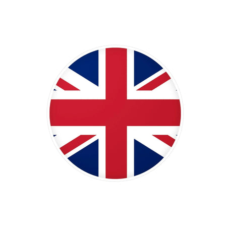 Autocollant rond drapeau royaume-uni pvc résistant