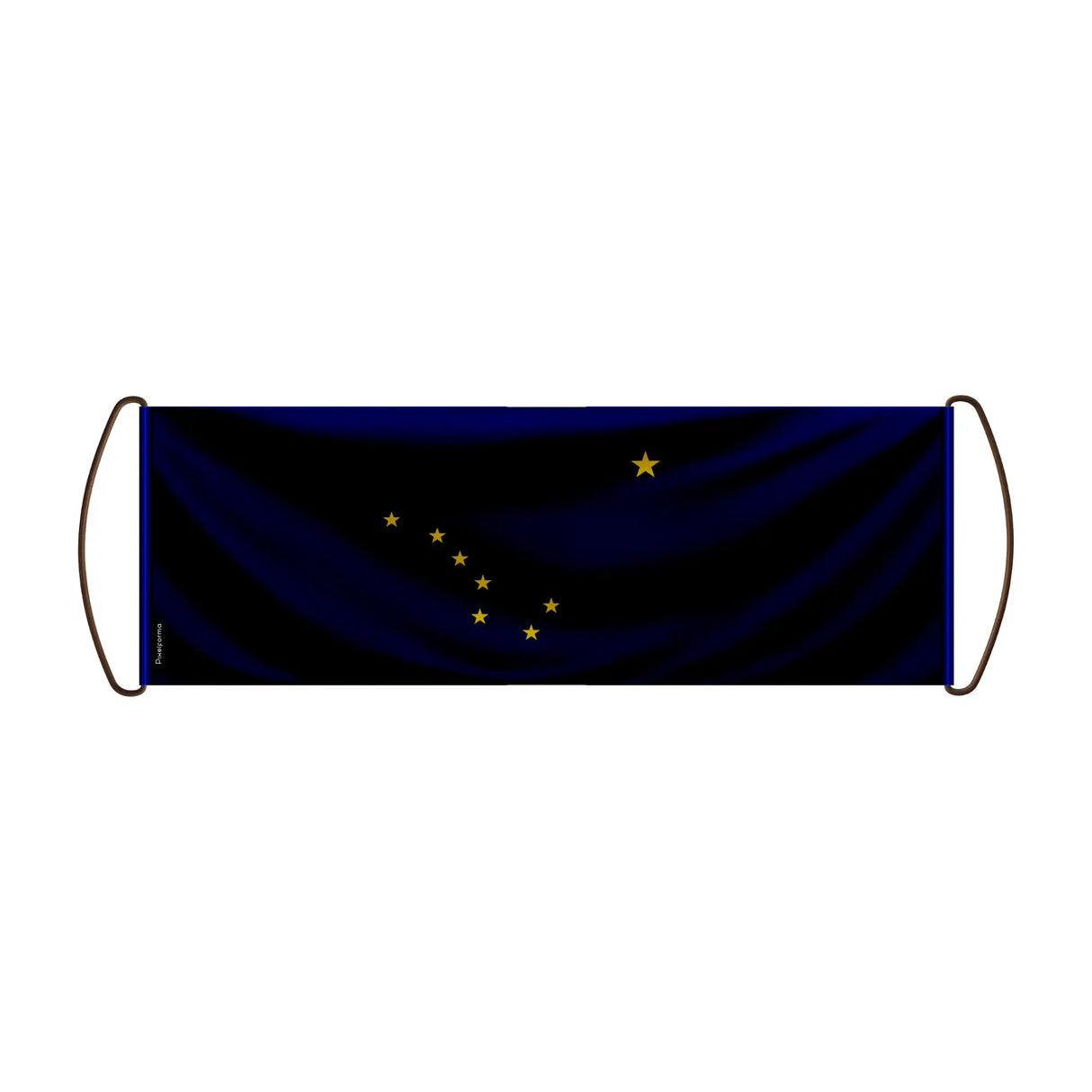 Bannière de défilement alaska polyester pour événements sportifs