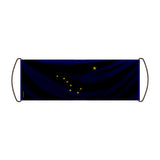 Bannière de défilement alaska polyester pour événements sportifs