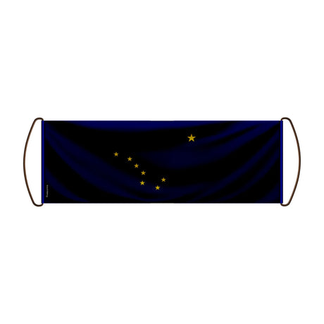 Bannière de défilement alaska polyester pour événements sportifs