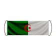 Bannière de défilement algérie en polyester à main