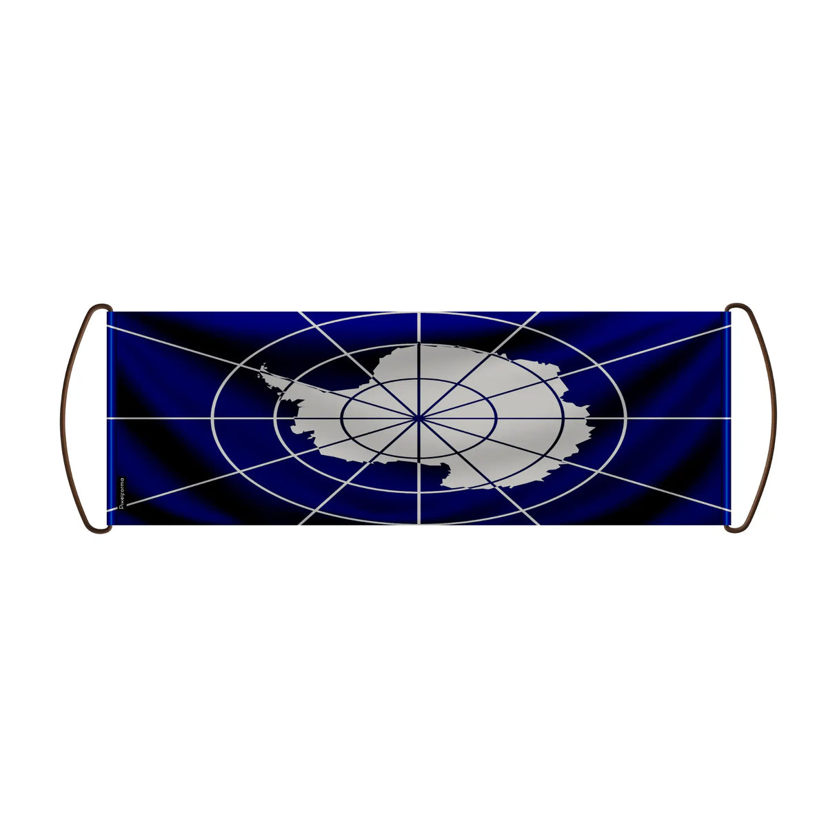 Bannière de défilement antarctique en polyester résistant