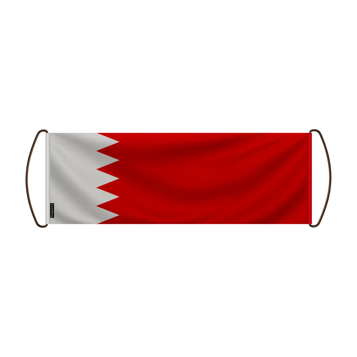 Handmade polyester Bahrain scroll banner – Pixelforma