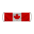 Bannière de défilement canada en polyester à main festive