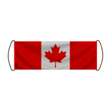 Bannière de défilement canada en polyester à main festive