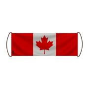 Bannière de défilement canada en polyester à main festive