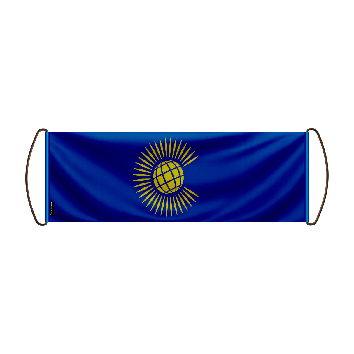 Bannière de défilement commonwealth en polyester main