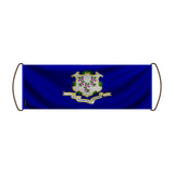 Bannière de défilement connecticut polyester événements sportifs