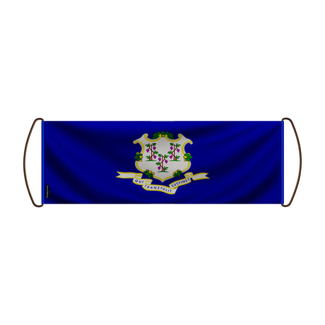Bannière de défilement connecticut polyester événements sportifs