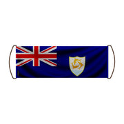 Bannière de défilement drapeau anguilla en polyester
