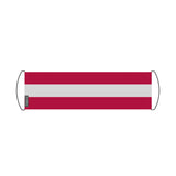 Bannière de défilement drapeau autriche en polyester - pixelforma