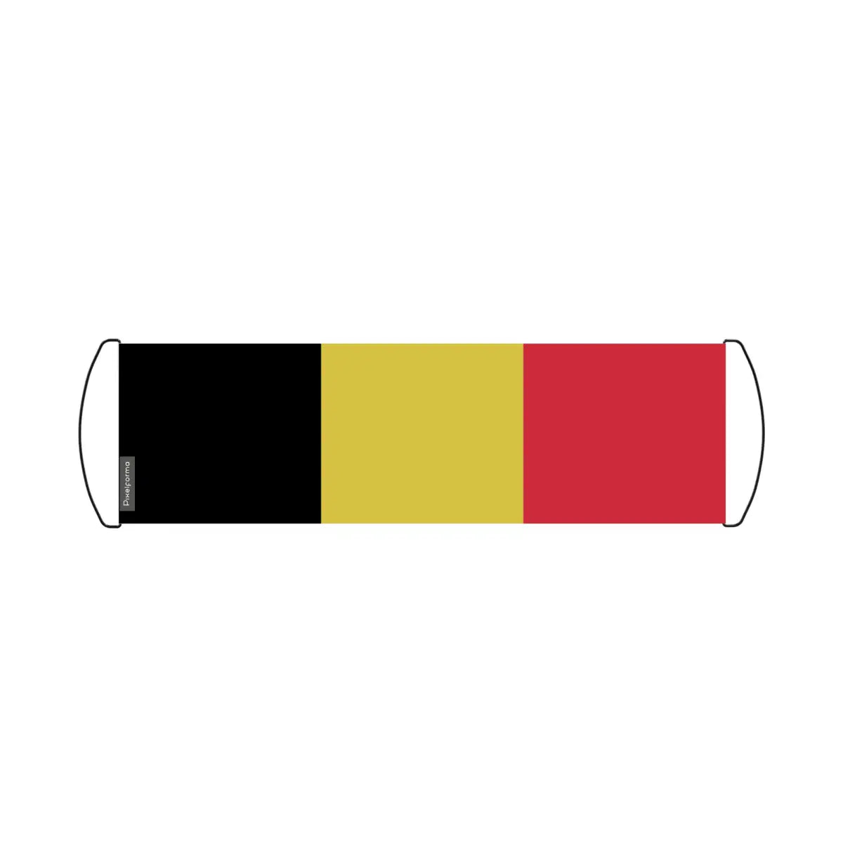 Bannière de défilement Drapeau Belgique en Polyester - Pixelforma 