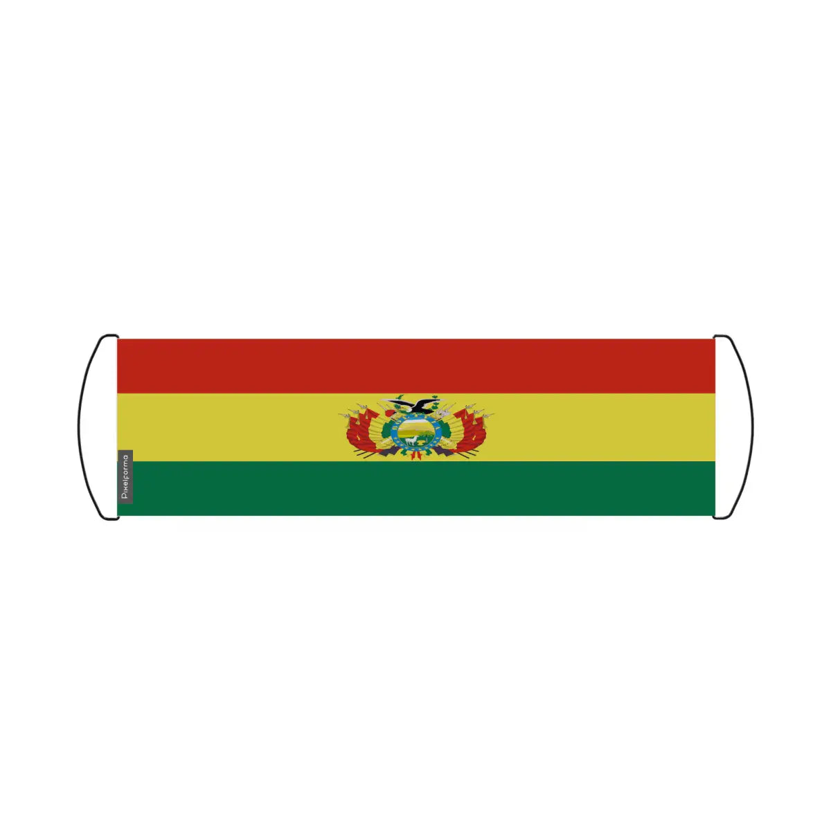 Bannière de défilement Drapeau Bolivie en Polyester - Pixelforma 