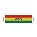 Bannière de défilement Drapeau Bolivie en Polyester - Pixelforma 