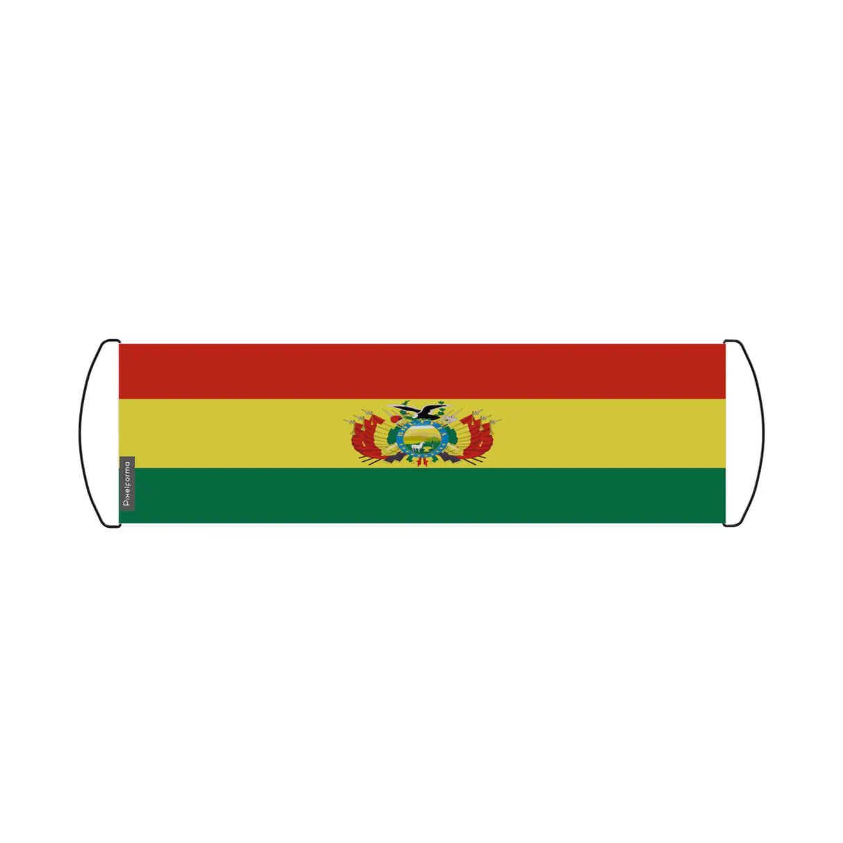 Bannière de défilement drapeau bolivie en polyester - pixelforma