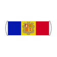 Andorra Flag Scroll Banner - Pixelforma
