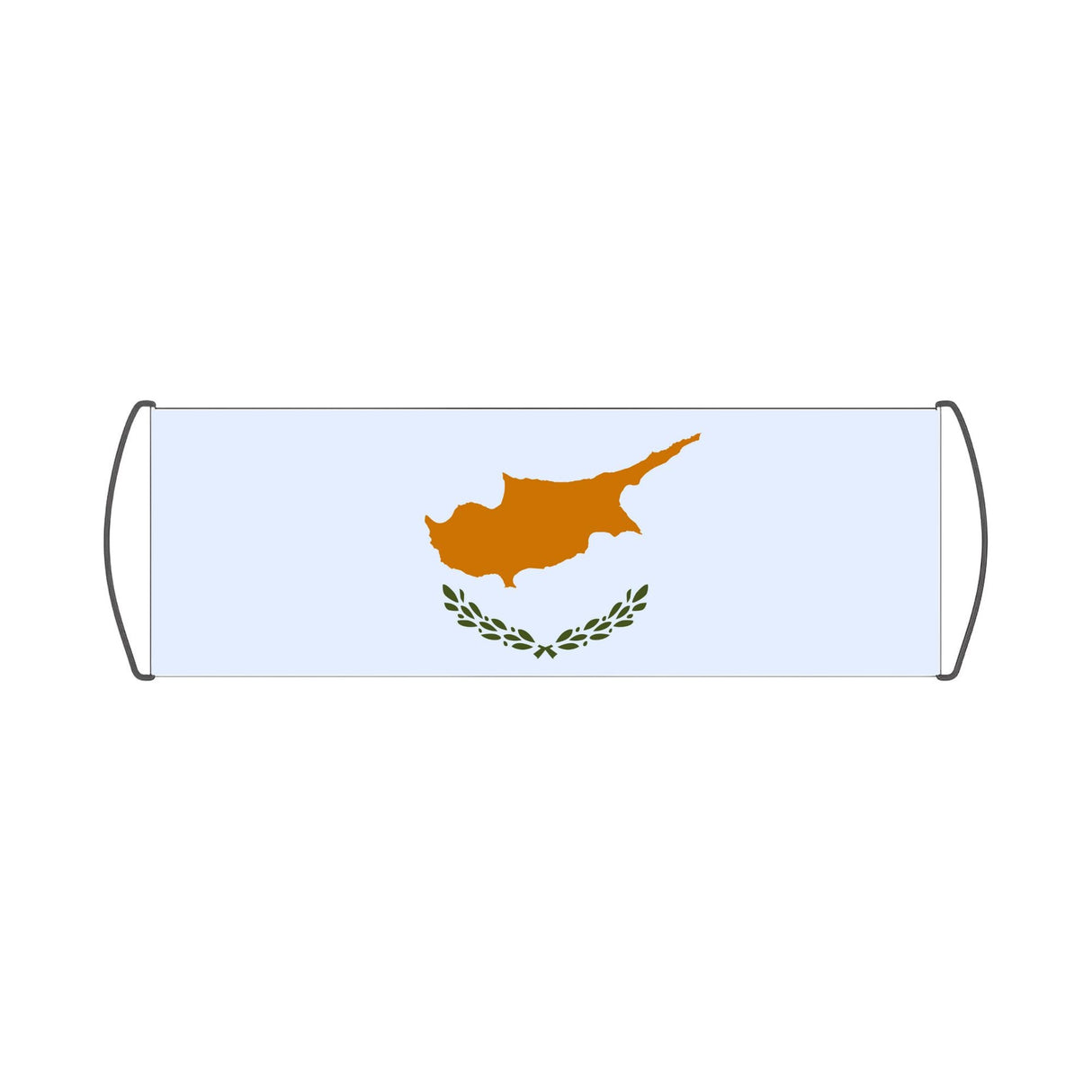 Cyprus Flag Scroll Banner - Pixelforma
