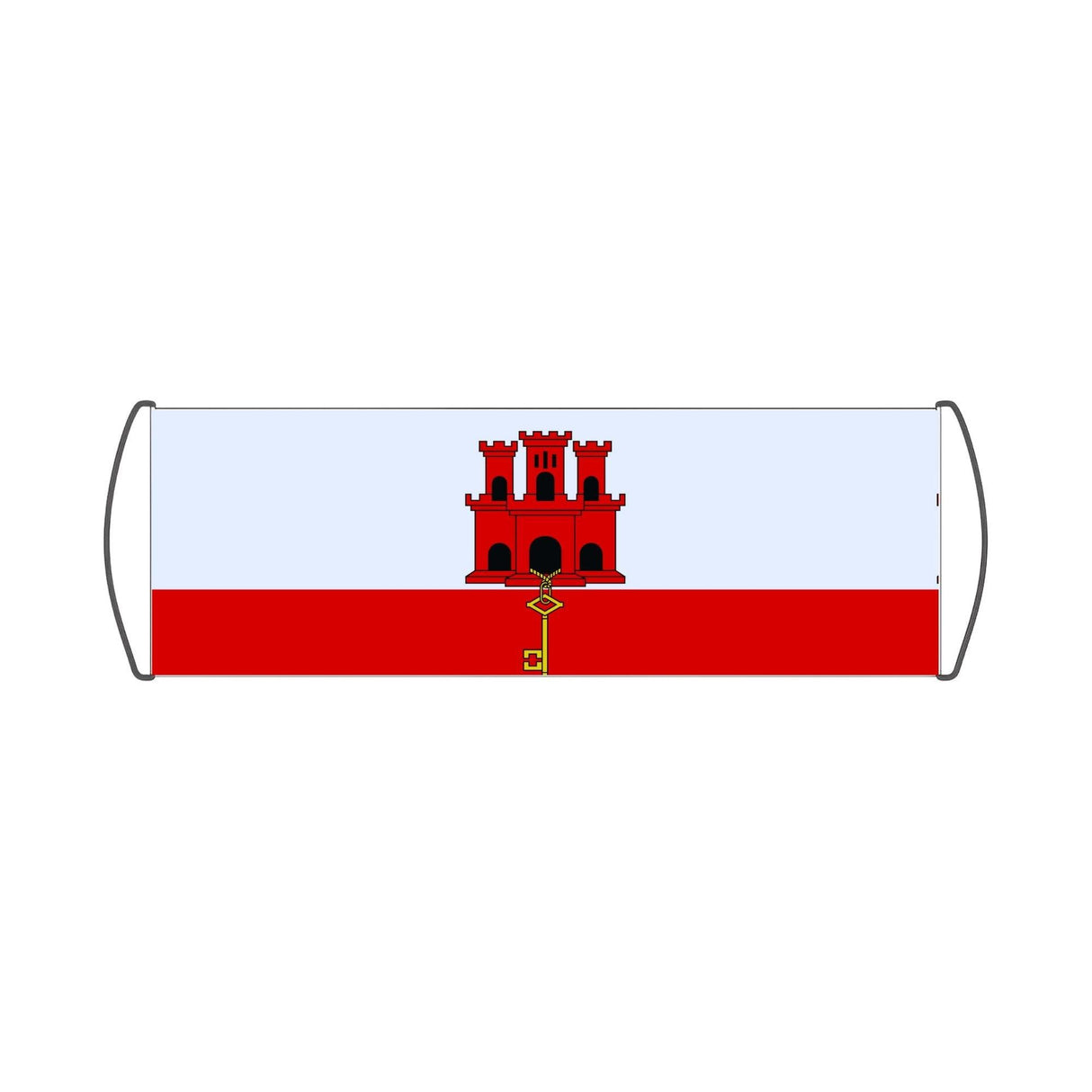 Bannière de défilement Drapeau de Gibraltar - Pixelforma