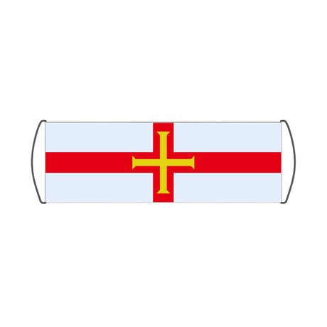 Guernsey Flag Scroll Banner - Pixelforma