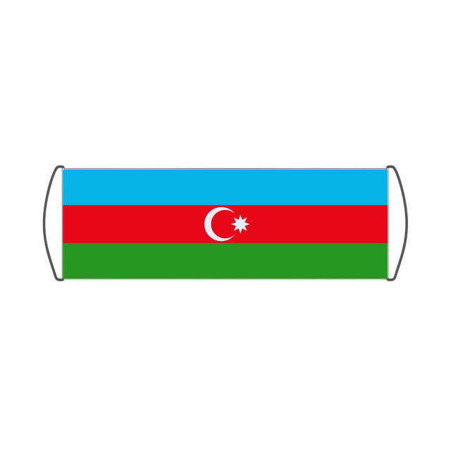 Bannière de défilement Drapeau de l'Azerbaïdjan - Pixelforma