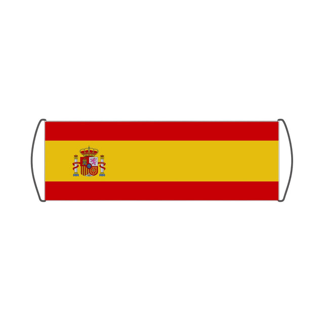 Bannière de défilement Drapeau de l'Espagne - Pixelforma