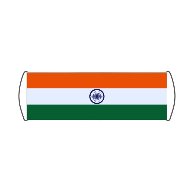 Bannière de défilement Drapeau de l'Inde - Pixelforma