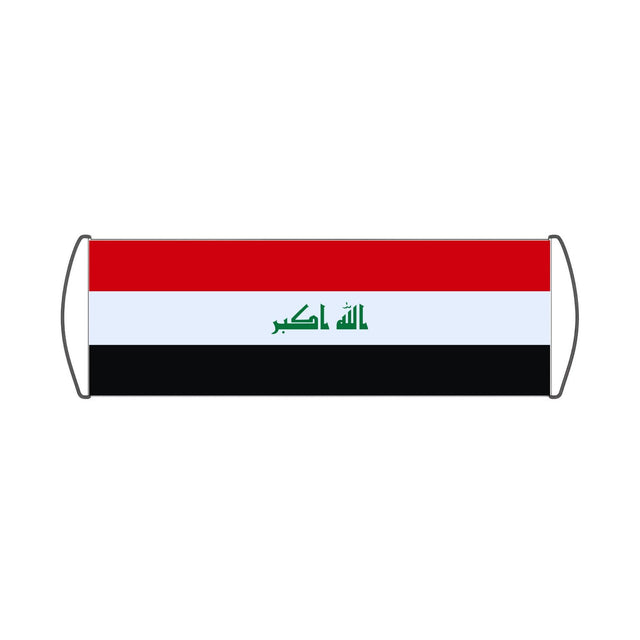 Bannière de défilement Drapeau de l'Irak - Pixelforma