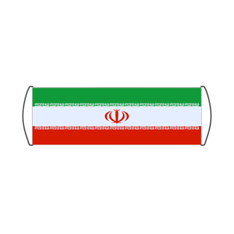 Bannière de défilement Drapeau de l'Iran - Pixelforma