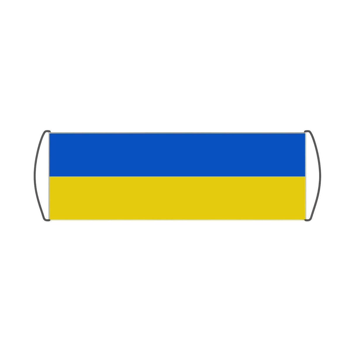 Bannière de défilement Drapeau de l'Ukraine - Pixelforma