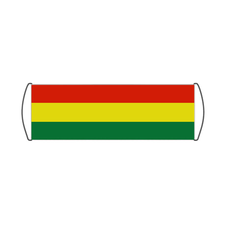 Flag of Bolivia Scroll Banner - Pixelforma