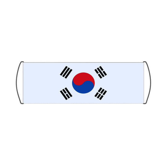 South Korea Flag Scroll Banner - Pixelforma