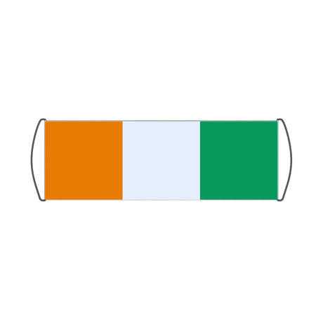 Flag of Côte d'Ivoire Scroll Banner - Pixelforma