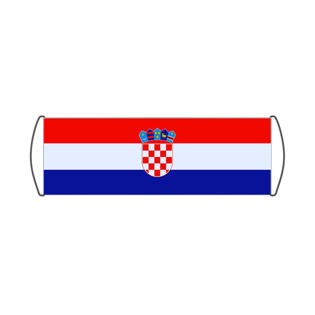 Bannière de défilement Drapeau de la Croatie - Pixelforma