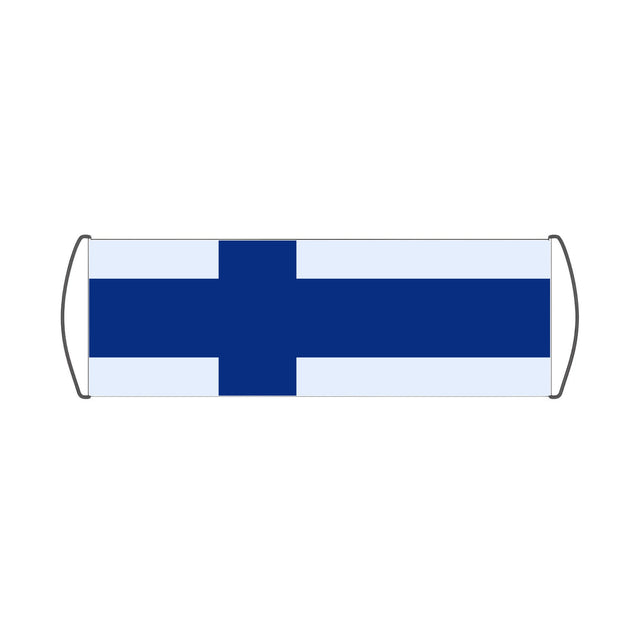 Flag of Finland Scroll Banner - Pixelforma