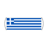 Flag of Greece Scroll Banner - Pixelforma