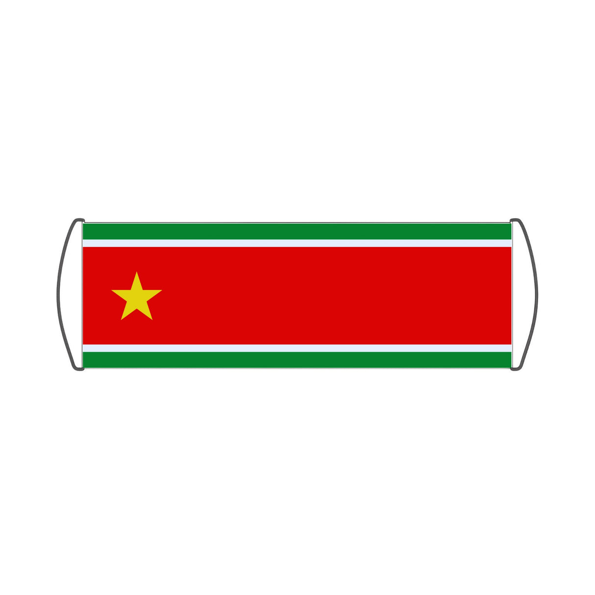 Flag of Guadeloupe Scroll Banner - Pixelforma
