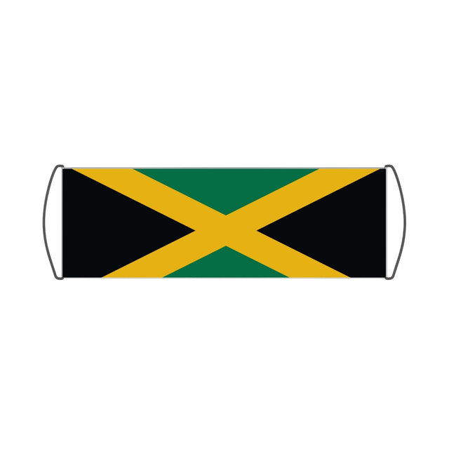 Bannière de défilement Drapeau de la Jamaïque - Pixelforma